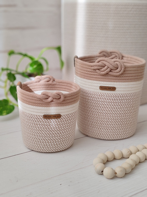 ست نظمدهنده قیطان دوزی Lovely basket (طرح دوختا مدل گره پاپیونی)